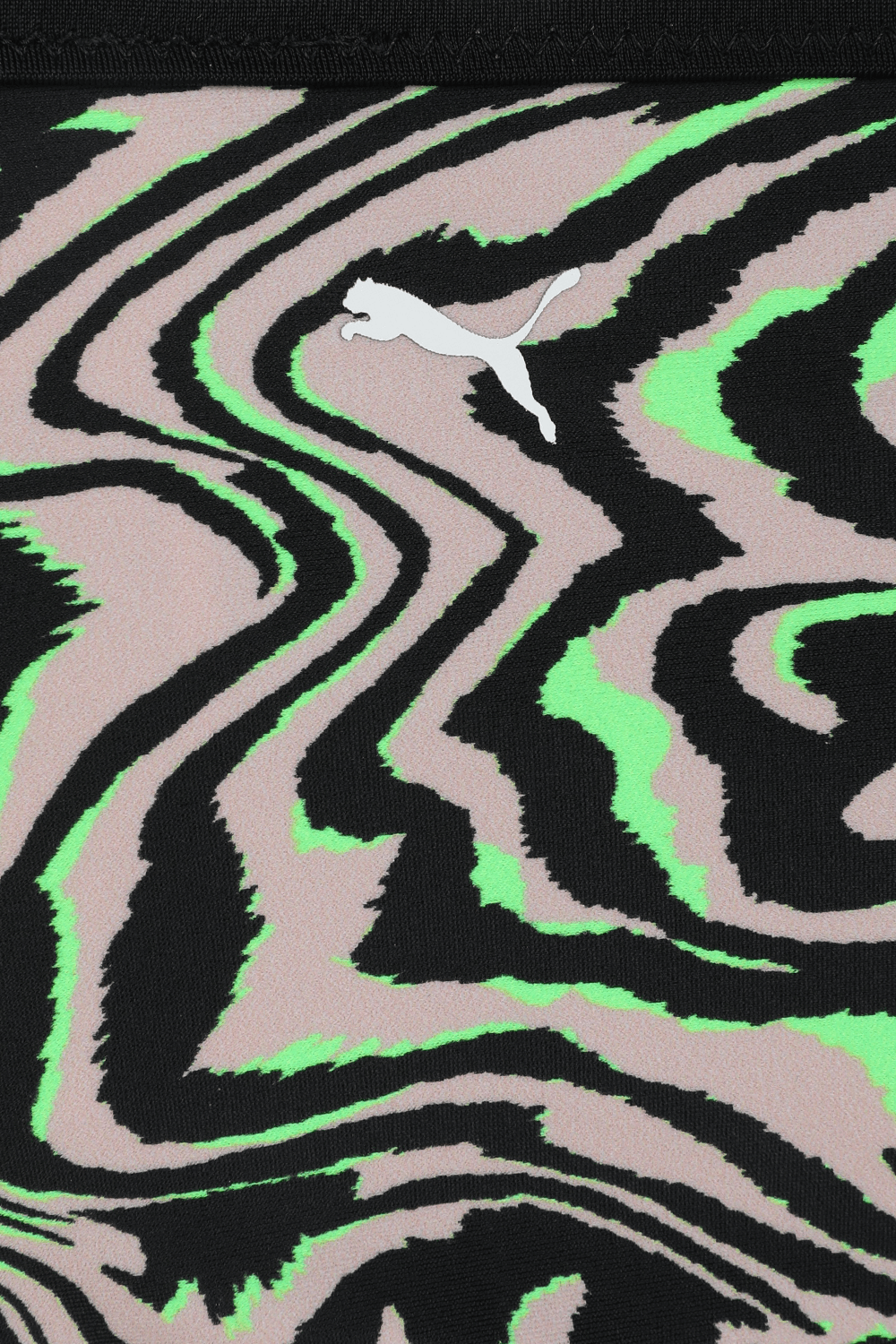 Zebra Bikini Bottom in Black and Green